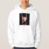 Ghoulardi (rot/Schwarzes) kundengerechter Hoodie (Vorderseite)