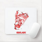 Ghoulardi (rot/transparent) kundengerechtes mousepad (Mit Mouse)