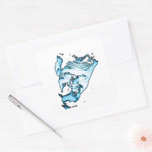 Ghoulardi (Transparent-3) Anpassbare Sticker (Umschlag)