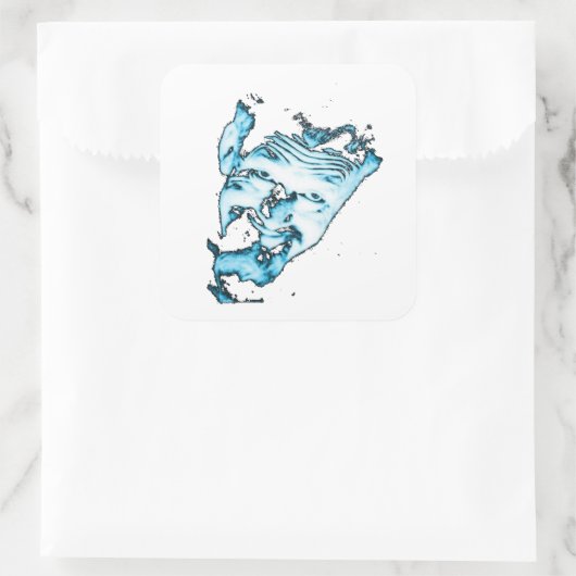 Ghoulardi (Transparent-3) Anpassbare Sticker (Tasche)