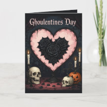 Ghoulentines-Tag-Altar für eine makabre Romanze