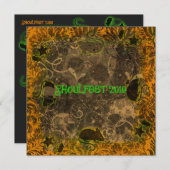 Ghoulfest 2010 Halloween-Party Einladung (Vorne/Hinten)