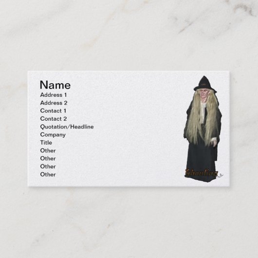 Ghouling Business Card Visitenkarte (Vorderseite)