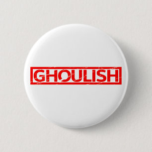 Ghoulische Briefmarke Button