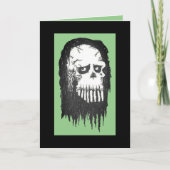 Ghoulischer Sensenmann: "Du bist wie alt?" Geburts Karte (Vorderseite)