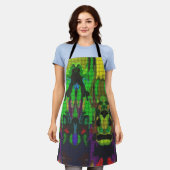 Ghoulish All-over-Print-Schürze Schürze (Getragen)