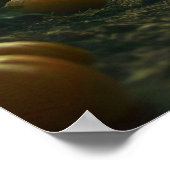 Ghoulish Figure in Moonlight Poster (Ecke)