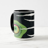 Ghoulish Fun Beängstigend Zombie Scratched Tasse (Vorderseite Links)