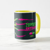 Ghoulish Fun Savage Mode Zombie Antidote Laden Tasse (VorderseiteRechts)