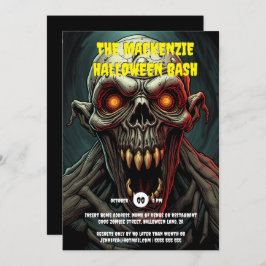 Ghoulish ghoul spookoi Erwachsene Halloween-Party Einladung