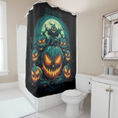 Ghoulish Glare Duschvorhang (Beispiel)