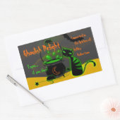 Ghoulish Green Halloween Baking Labels Stickers (Umschlag)