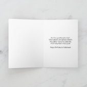 Ghoulish Happy Birthday auf Halloween Card Karte (Innenseite)