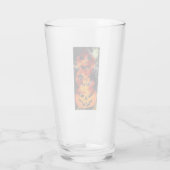 Ghoulish Jack-O-Lantern Stack Glass Cup Glas (Rückseite)