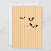 Ghoulish Pumpkins Halloween-Party Einladung (Rückseite)