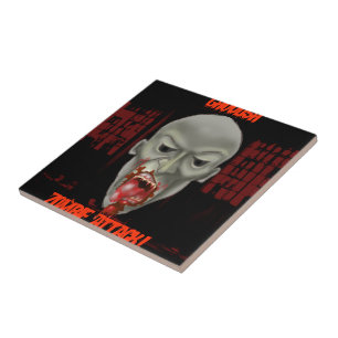 Ghoulish Zombie Attack Fliese