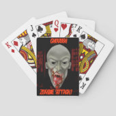 Ghoulish Zombie Attack Spielkarten (Rückseite)