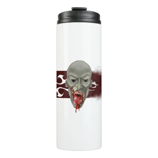 Ghoulish Zombie Getränkehalter Thermosbecher (Vorderseite)