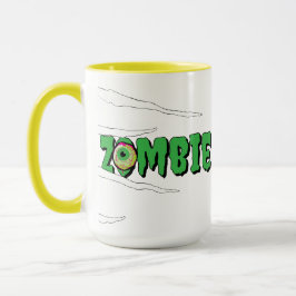 Ghoulishie Fun Funny Rippin' Zombie Halloween Tasse