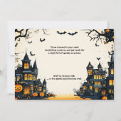Ghoulishly Fun Halloween-Party Einladung (Rückseite)