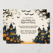 Ghoulishly Fun Halloween-Party Einladung (Vorne/Hinten)