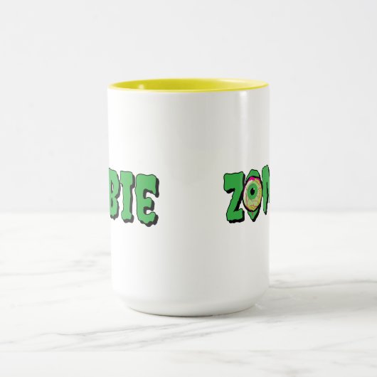 Ghoulishly Fun Zombie Halloween Tasse (Zentrum)