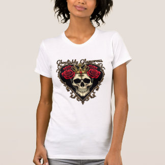 Ghoulishly Glamour, Halloween Elegandesign T-Shirt