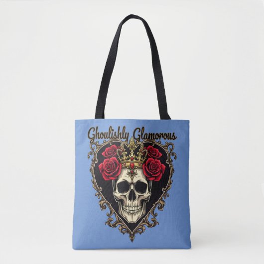 Ghoulishly Glamour, Halloween Elegandesign Tasche (Vorderseite)