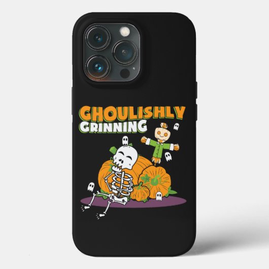 Ghoulishly Grinning Halloween Ghoul Case-Mate iPhone Hülle (Rückseite)