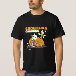 Ghoulishly Grinning Halloween Ghoul T-Shirt