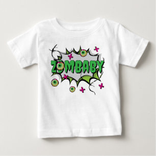 Ghoulishly Niedlich "ZomBaby" Zombie Baby Pun T-shirt