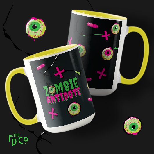 Ghoulishshly Niedlich Dark Funny Zombie Antidote Tasse