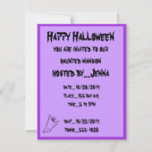 Ghoulishy Good Time - Einladung (Rückseite)