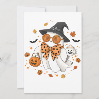 Ghoulista, der liebenswerte Halloween-Modegeist Feiertagskarte