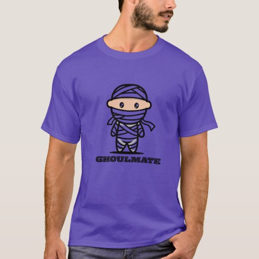 Ghoulmate Typography Halloween T-Shirt | Mummy The (Vorderseite)
