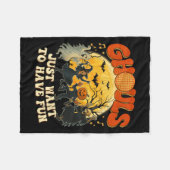 Ghouls einfach Gewollt, um Spaß Halloween-Party Co Fleecedecke (Vorderseite (Horizontal))