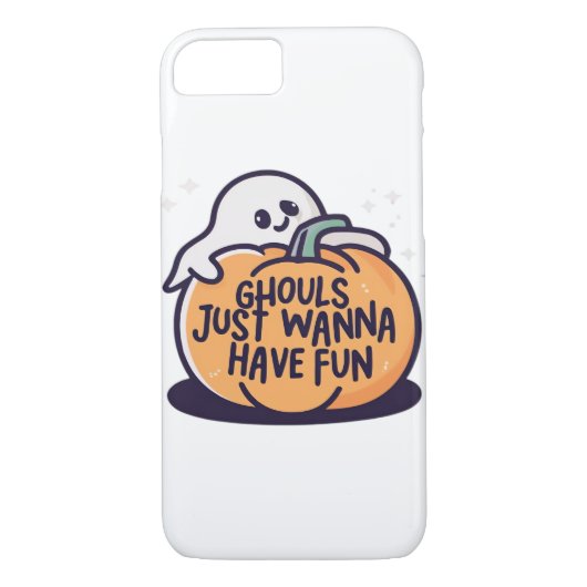 Ghouls einfach Spaß haben - Niedlicher Halloween D Case-Mate iPhone Hülle (Rückseite)