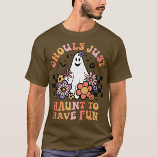 Ghouls einfach unterhalten, lustige Frauen Mädchen T-Shirt