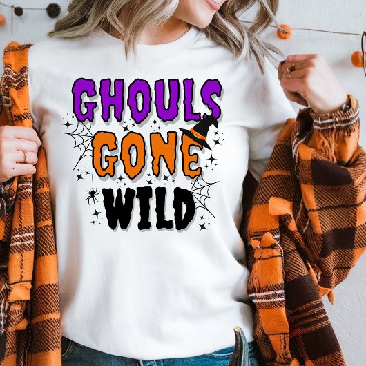 Ghouls Gone Wild Modern Halloween Sweatshirt