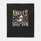 Ghouls haben einfach nur Spaß beim Design Fleecedecke (Vorderseite)