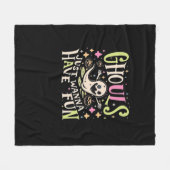 Ghouls haben einfach nur Spaß beim Design Fleecedecke (Vorderseite (Horizontal))