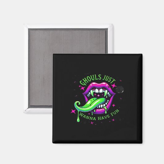 Ghouls haben einfach Spaß am Design Magnet (Vorderseite/Rückseite)