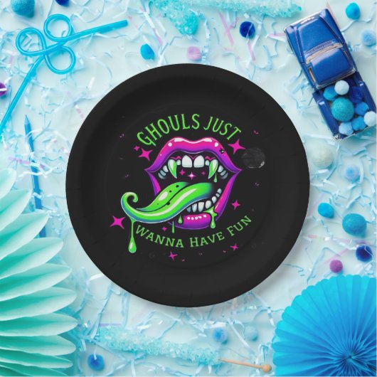 Ghouls haben einfach Spaß am Design Pappteller (Party)