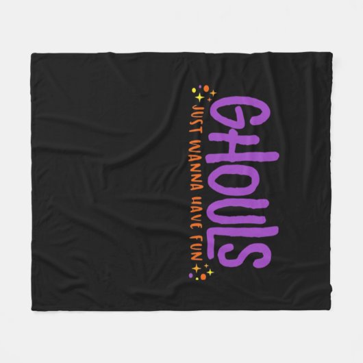 GHOULS haben einfach Spaß Angepasst Fleecedecke (Vorderseite (Horizontal))