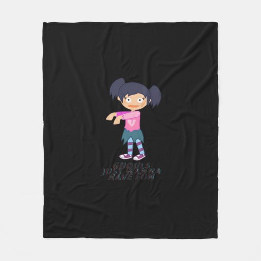 Ghouls haben einfach Spaß beim Angebot und Design Fleecedecke (Vorderseite)