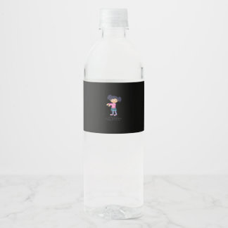 Ghouls haben einfach Spaß beim Angebot und Design Wasserflaschenetikett