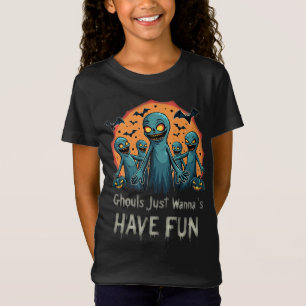 Ghouls haben nur Spaß am Halloween-Tag Kinder T-Shirt