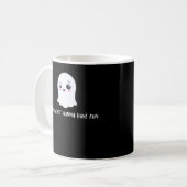 Ghouls haben nur Spaß am schönen Herbst Kaffeetasse (Vorderseite Links)