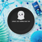 Ghouls haben nur Spaß am schönen Herbst Pappteller (Party)