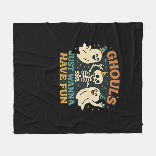 Ghouls just wanna haben Spaß Basic & Funny Design Fleecedecke (Vorderseite (Horizontal))